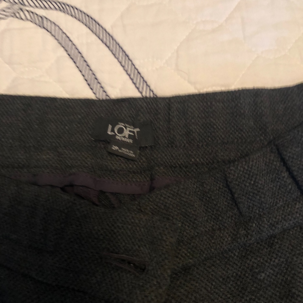 Ann Taylor Loft Tweed Ankle Pants Size 2P